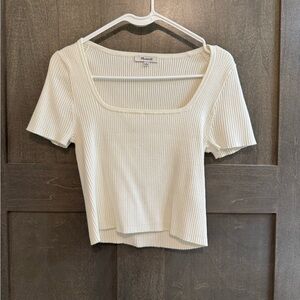 Madewell Cream Top